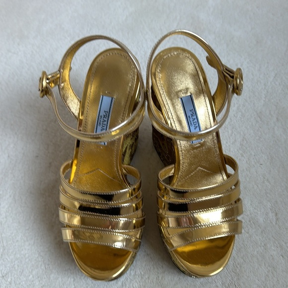 PRADA PLATFORM SANDALS,35 - Picture 3 of 9
